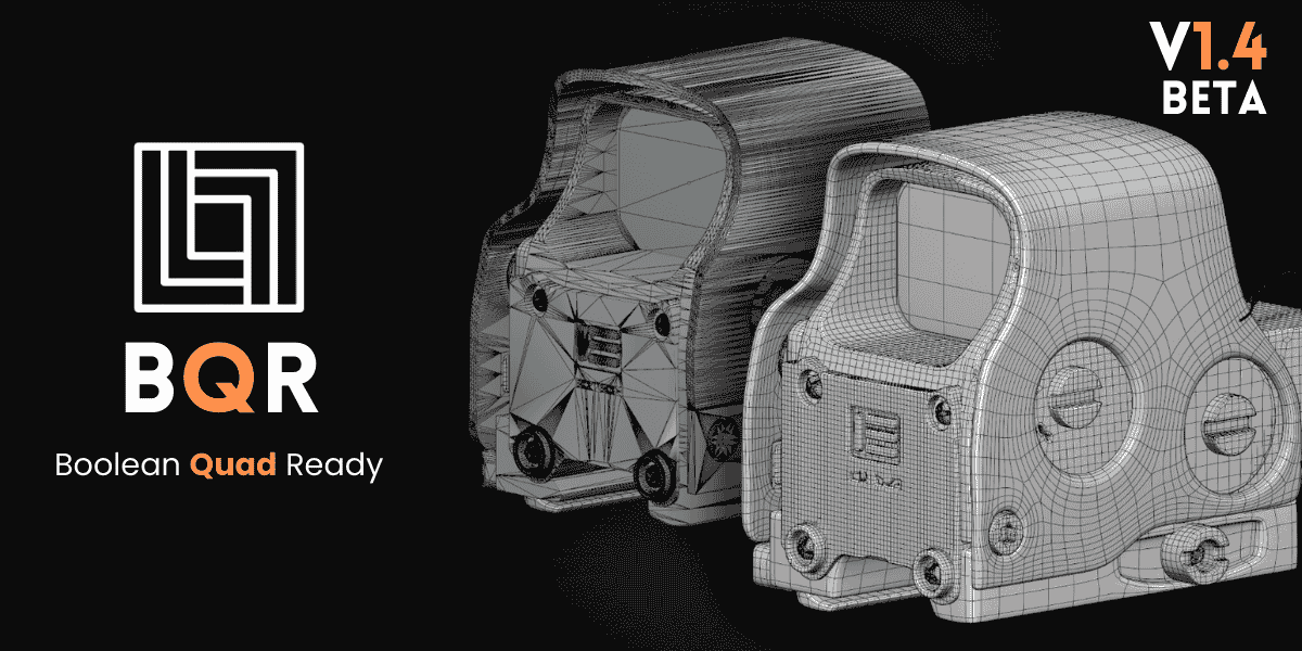 blender布尔四边形优化插件 – Bqr Boolean Quad Ready