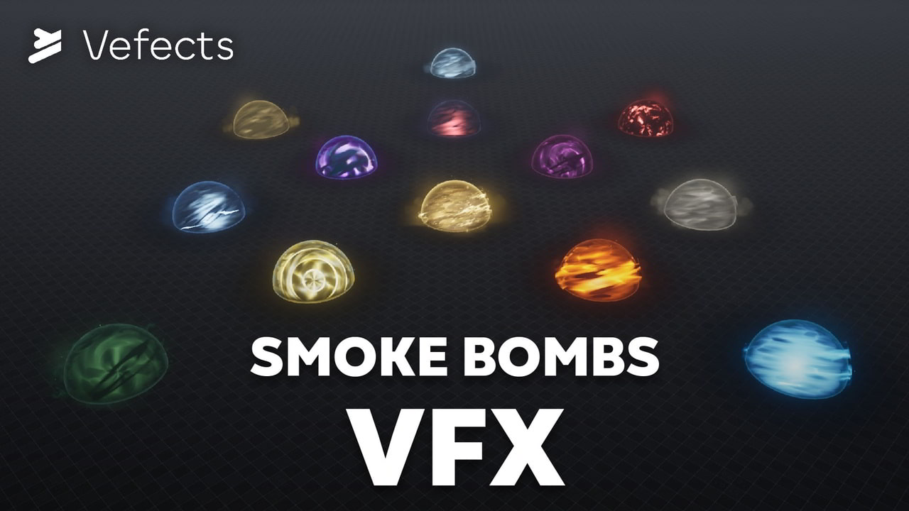 烟雾弹视觉特效包 – Smoke Bombs VFX
