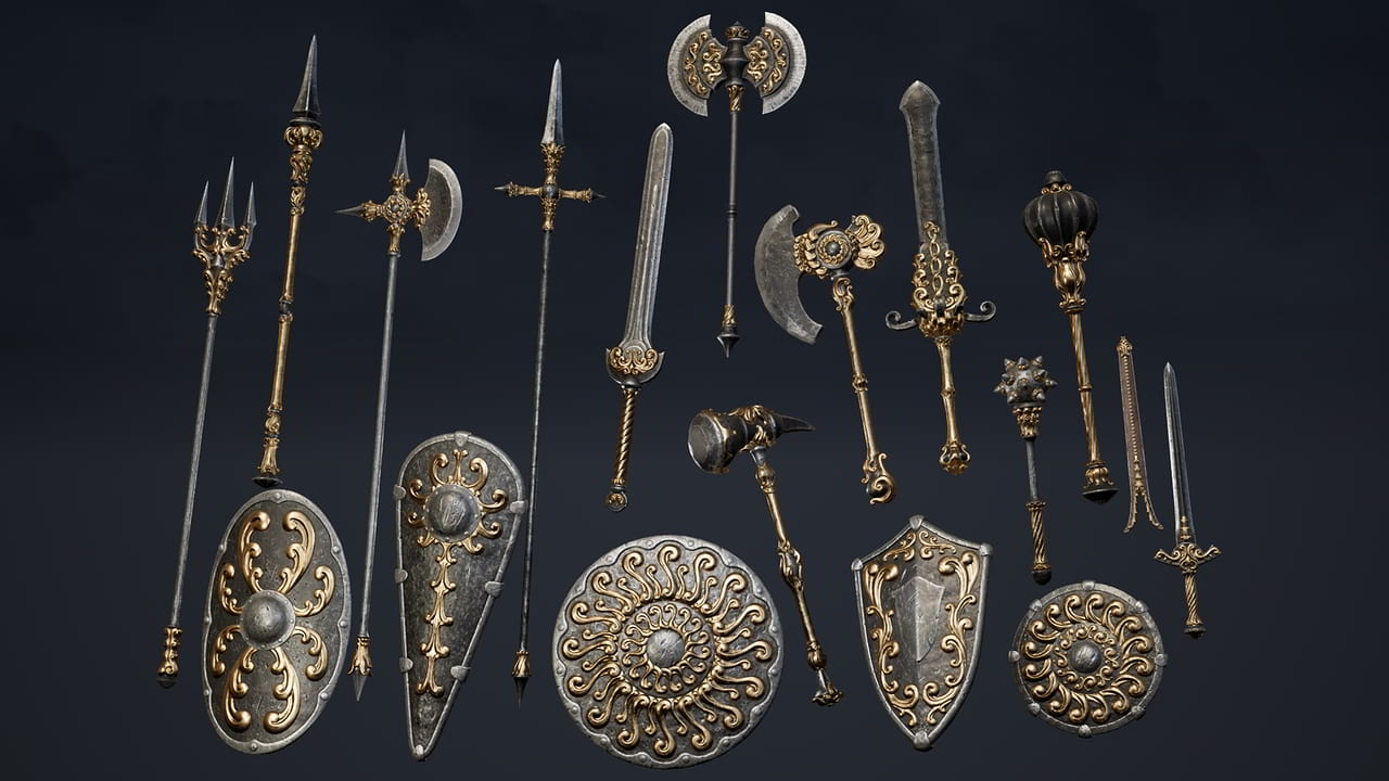 奇幻武器资源包 – Fantasy Weapons Pack