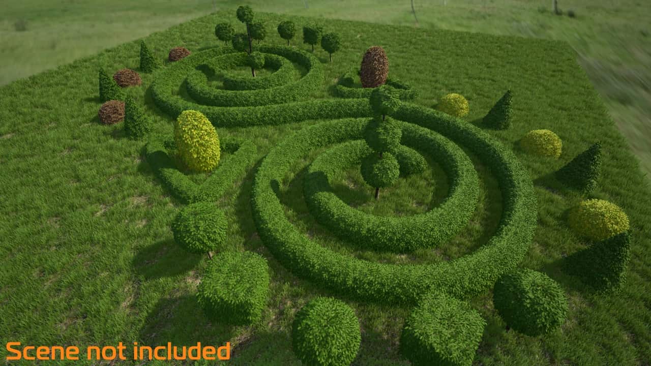 造型灌木资源包 – Shaped Bushes Pack