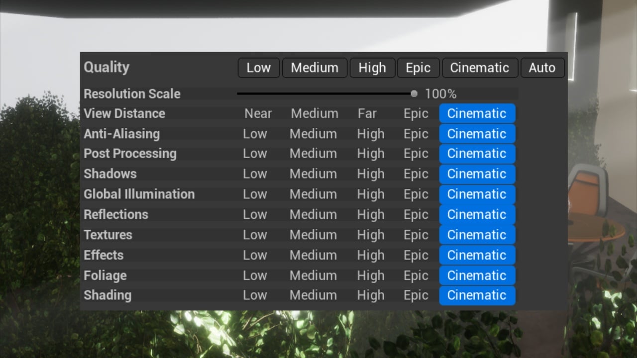 可扩展性设置UMG控件 – Scalability Settings UMG Widget