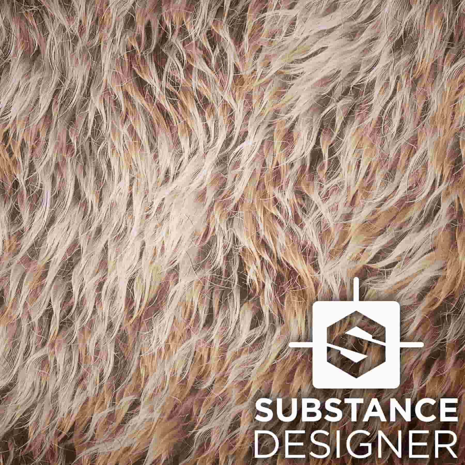 智能毛发材质 – Smart Fur Material for Substance Painter