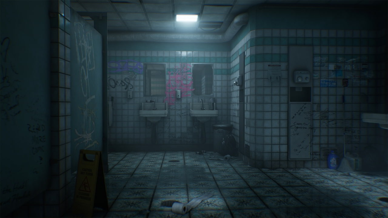 公共男卫生间场景 – Mens Room