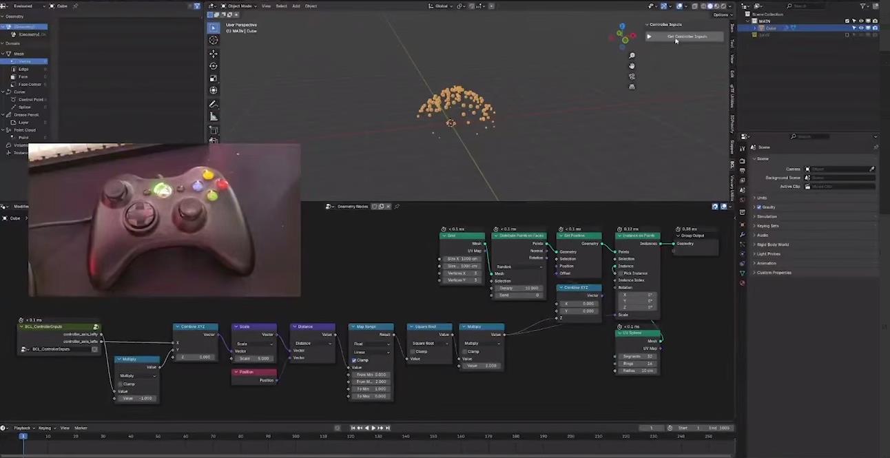 blender游戏控制器交互插件 – Controller Link v1.0.1