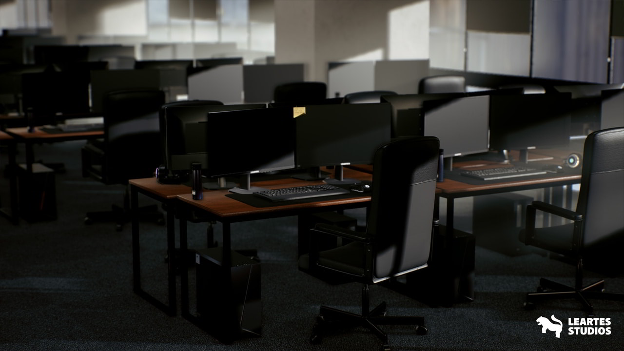 Leartes办公环境3D模型套件 – Leartes Office Environment 3D Art