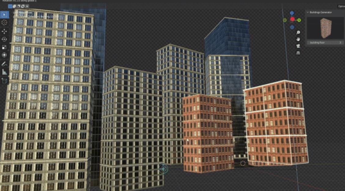 blender建筑生成插件 – Buildings Generator