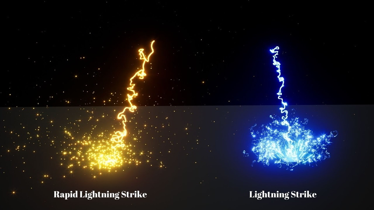 元素魔法特效包 – Elemental Spells VFX