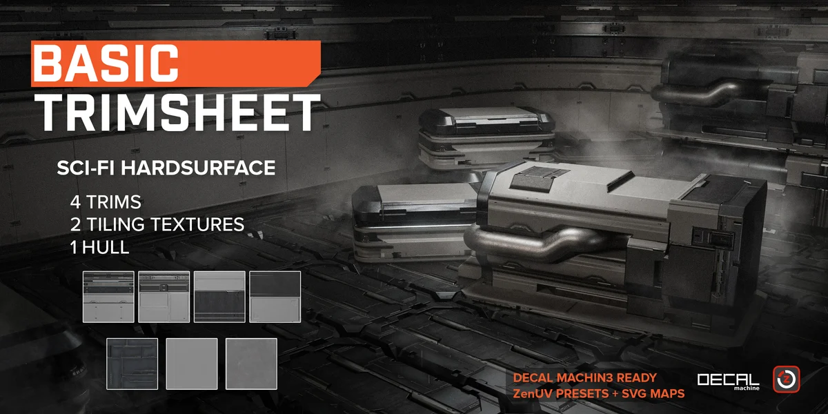 基础Trimsheet材质套装 – Basic Trimsheet Set