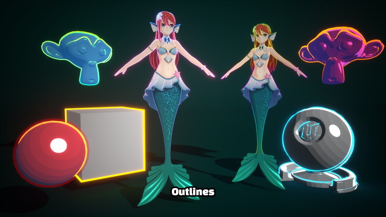 卡通赛璐珞着色器 Cartoon Cel Shader