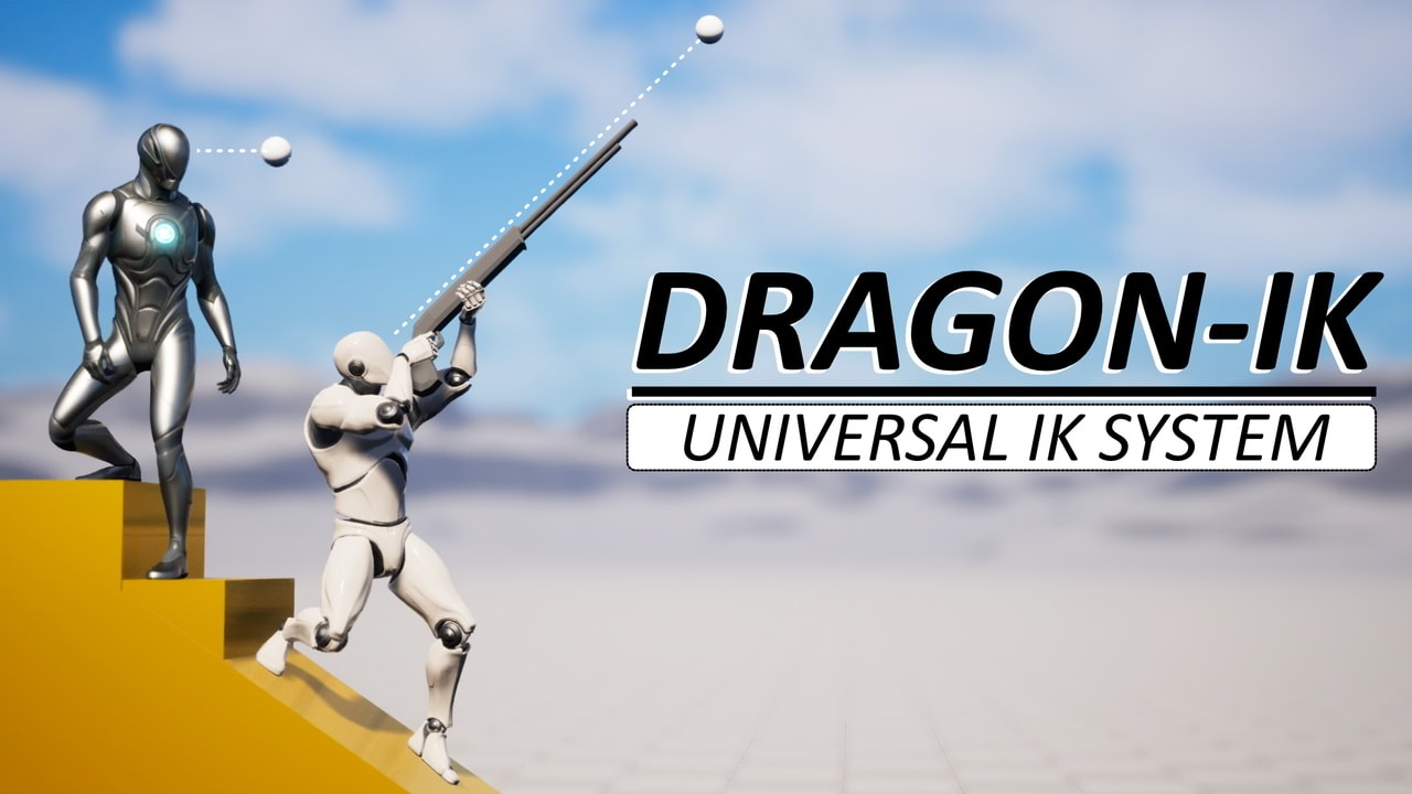 龙形IK插件 – 通用逆向运动学系统 | Dragon IK Plugin – Universal IK System