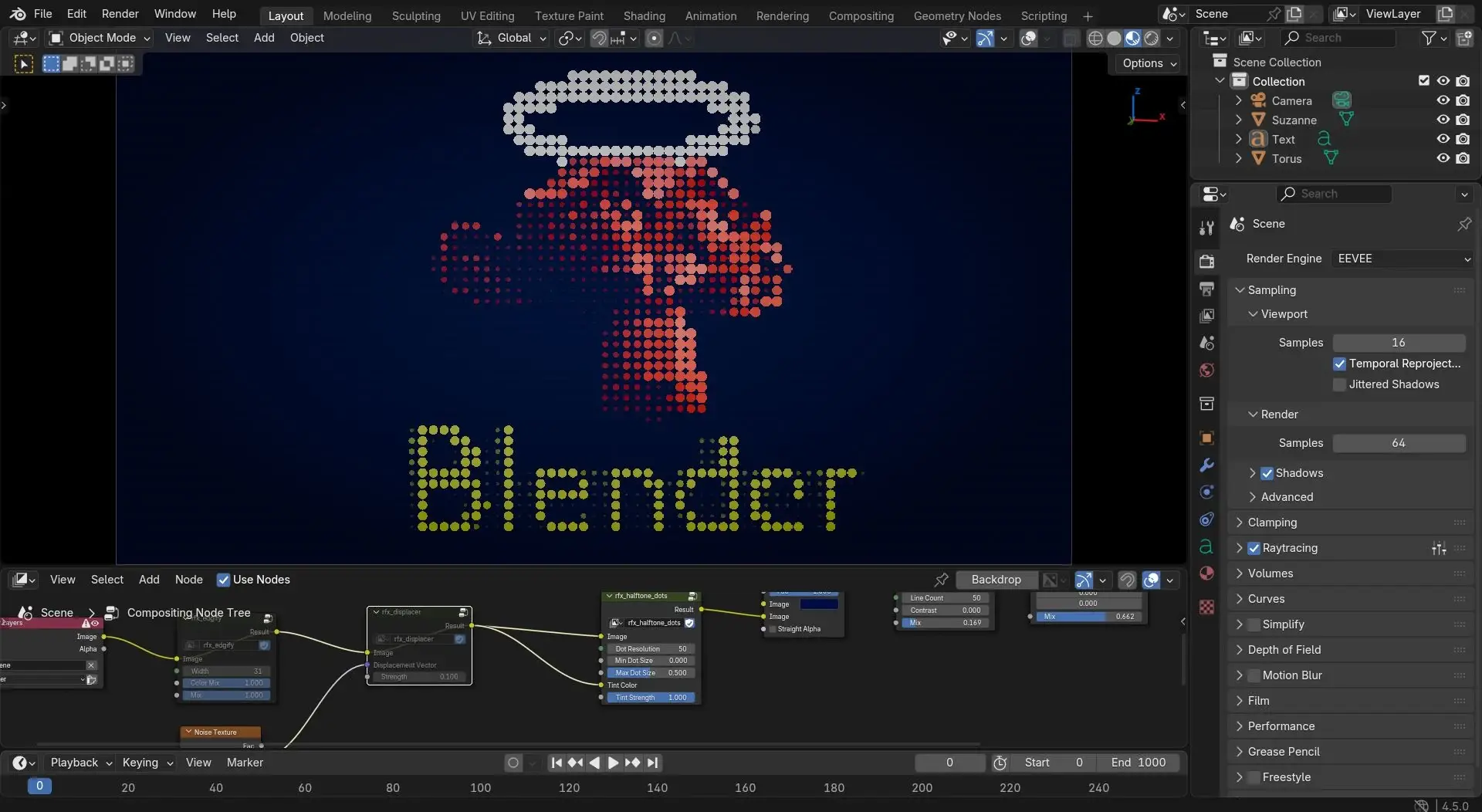 RedFX Lite 特效节点组 – Blender 4.5 合成器专用