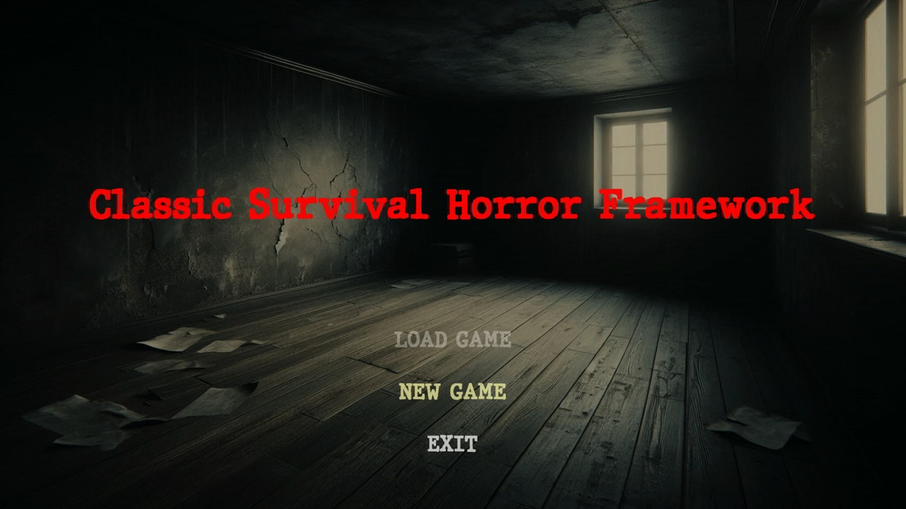 经典生存恐怖框架 – Classic Survival Horror Framework