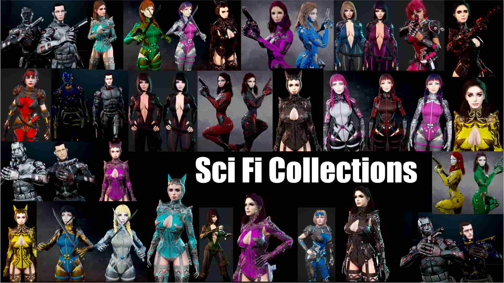 科幻角色模型合集 – Sci Fi Collection