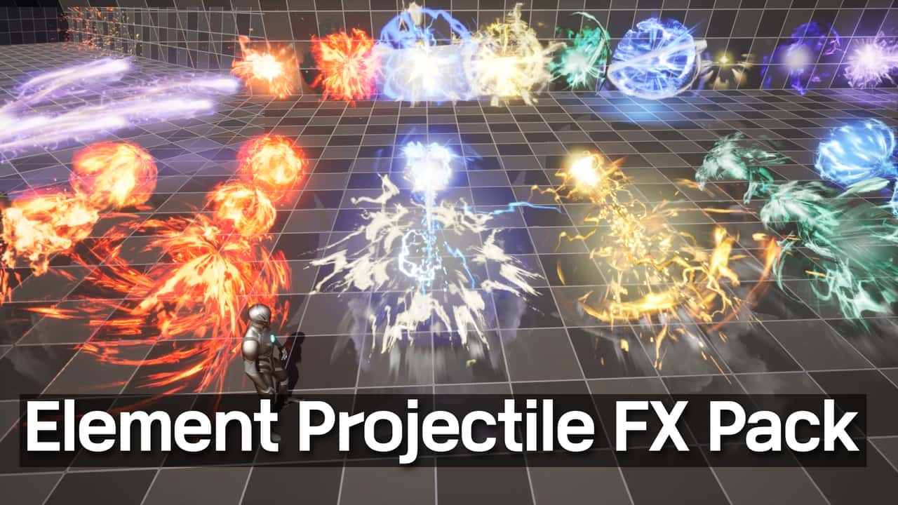 元素投射物特效包 – Element Projectile FX Pack