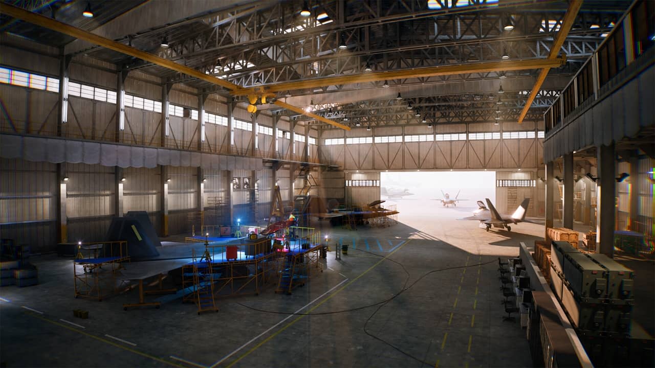 鹰巢飞机工厂机库 – HAWKNEST Aircraft Factory Hangar