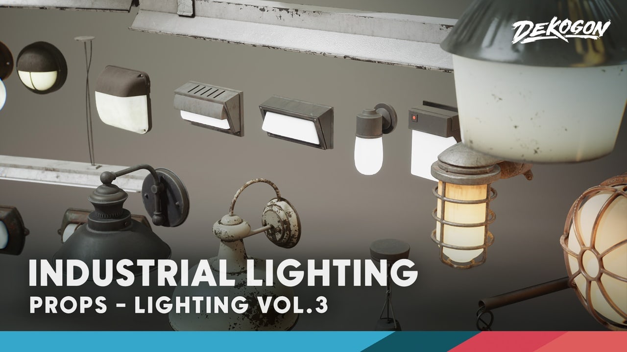 工业照明资源包 VOL.3 – Lighting VOL.3 Industrial