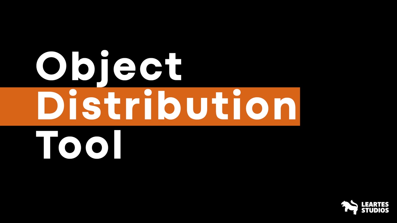 物体分布工具 – Object Distribution Tool