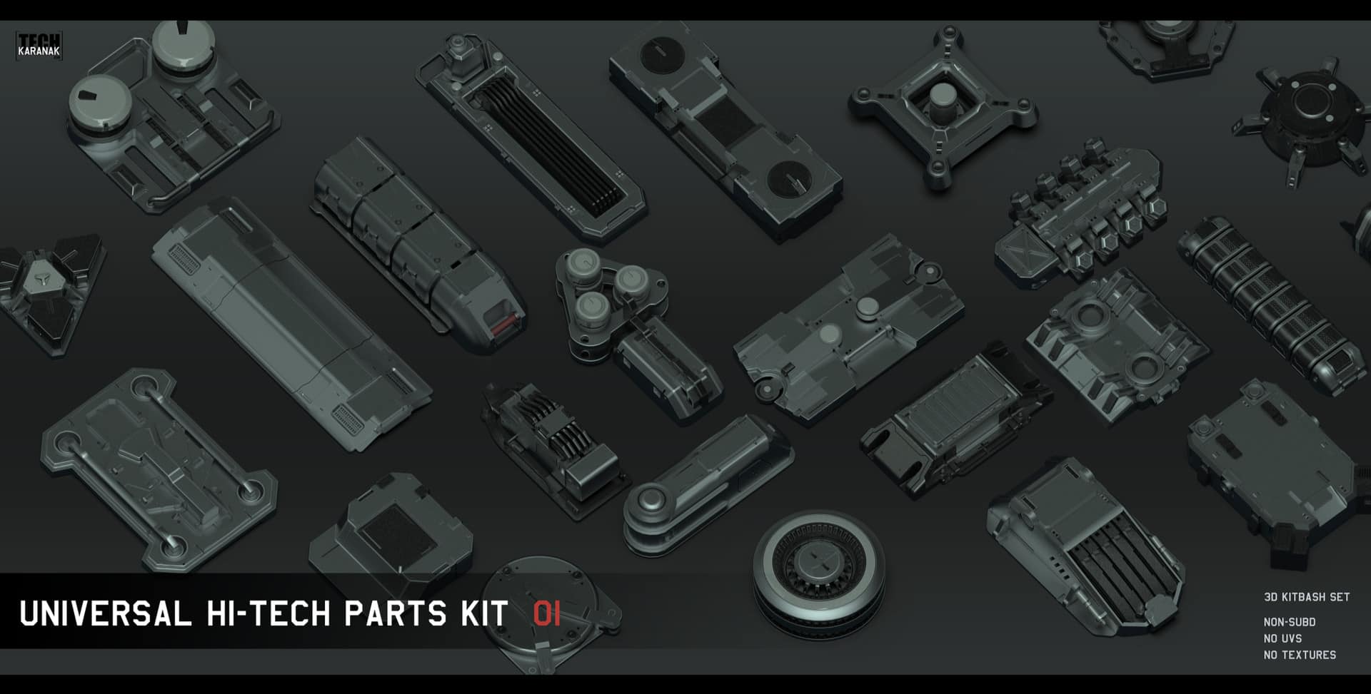 通用高科技零件套件 – Universal Hi-tech parts kit
