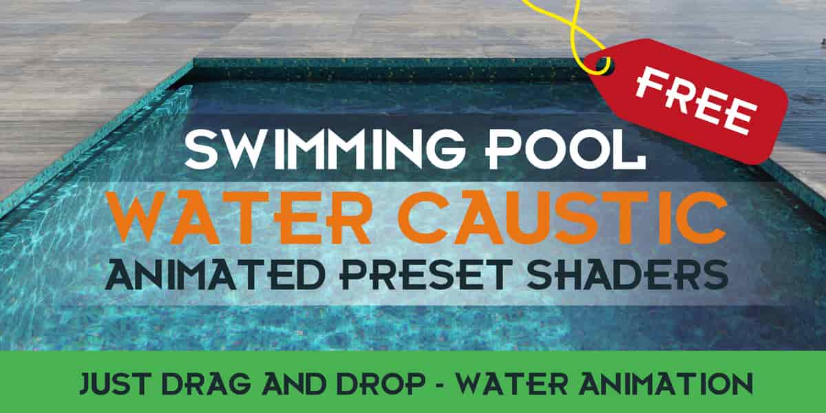 水体焦散动画预设着色器 – Water Caustic Animated Preset Shaders – Swimming Pool