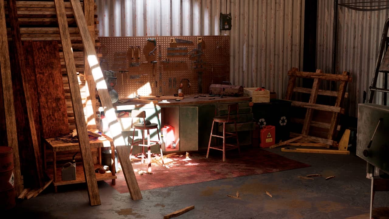 木工车间环境-Woodworking Workshop Environment