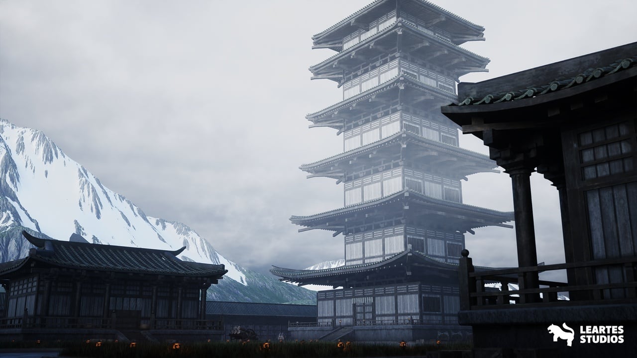 日式寺庙环境 (Unreal Engine) – Japanese Temple Environment