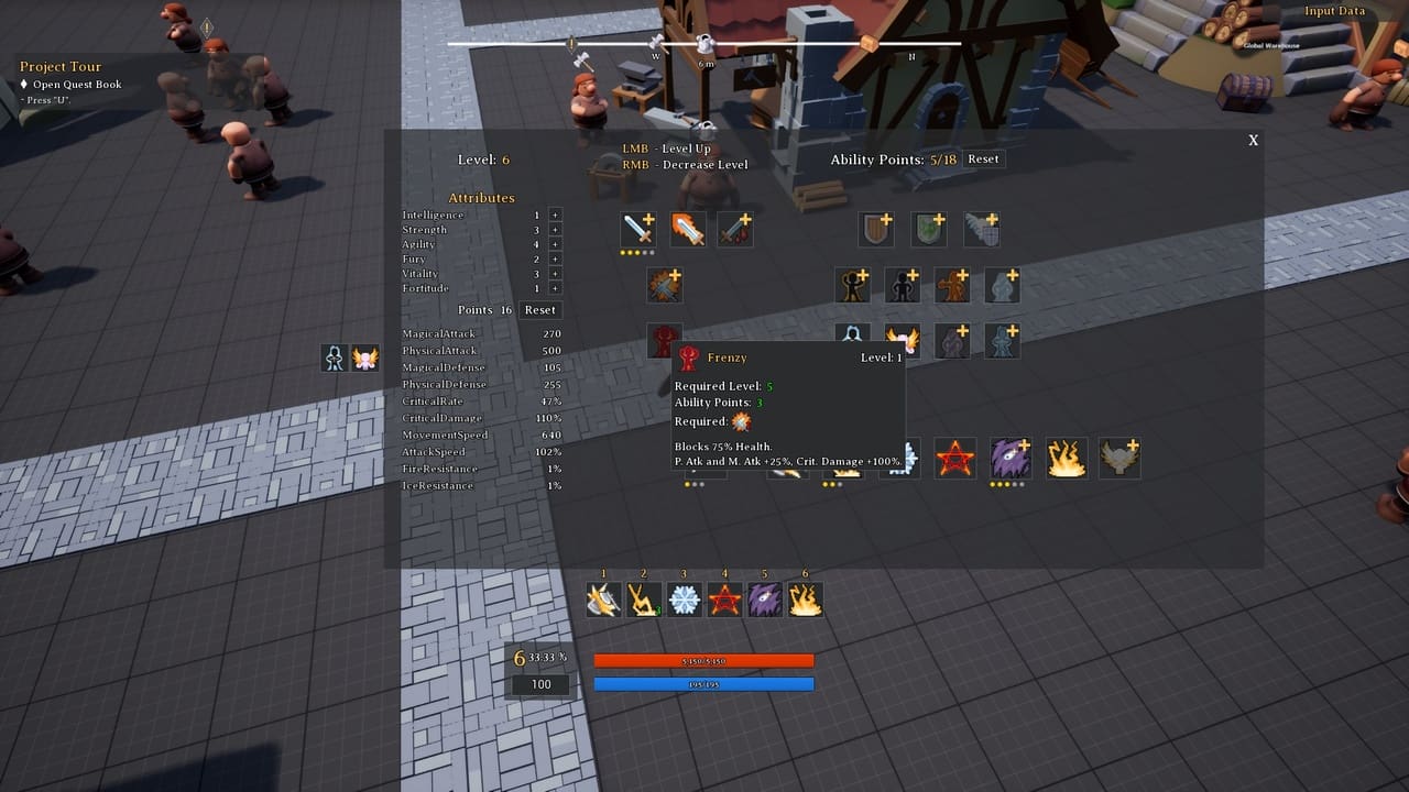 动作角色扮演游戏模板 – Action RPG Template