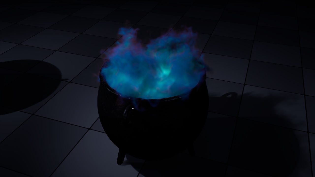 魔法坩埚视觉特效资源包 – Cauldron FX VDB
