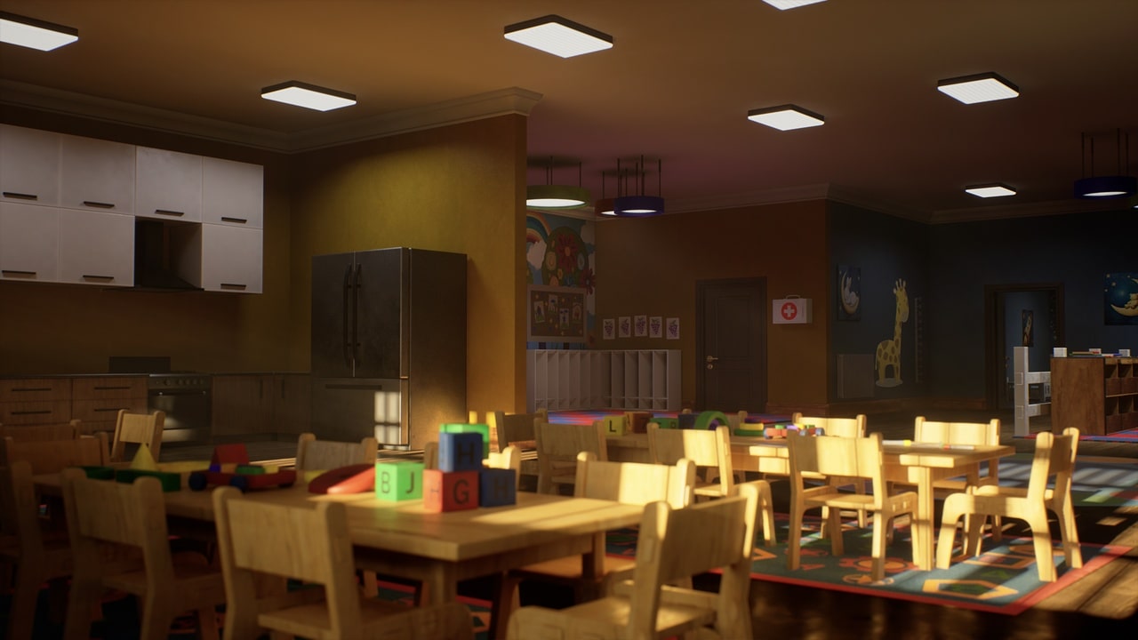 日托中心环境场景 – Day Care Environment