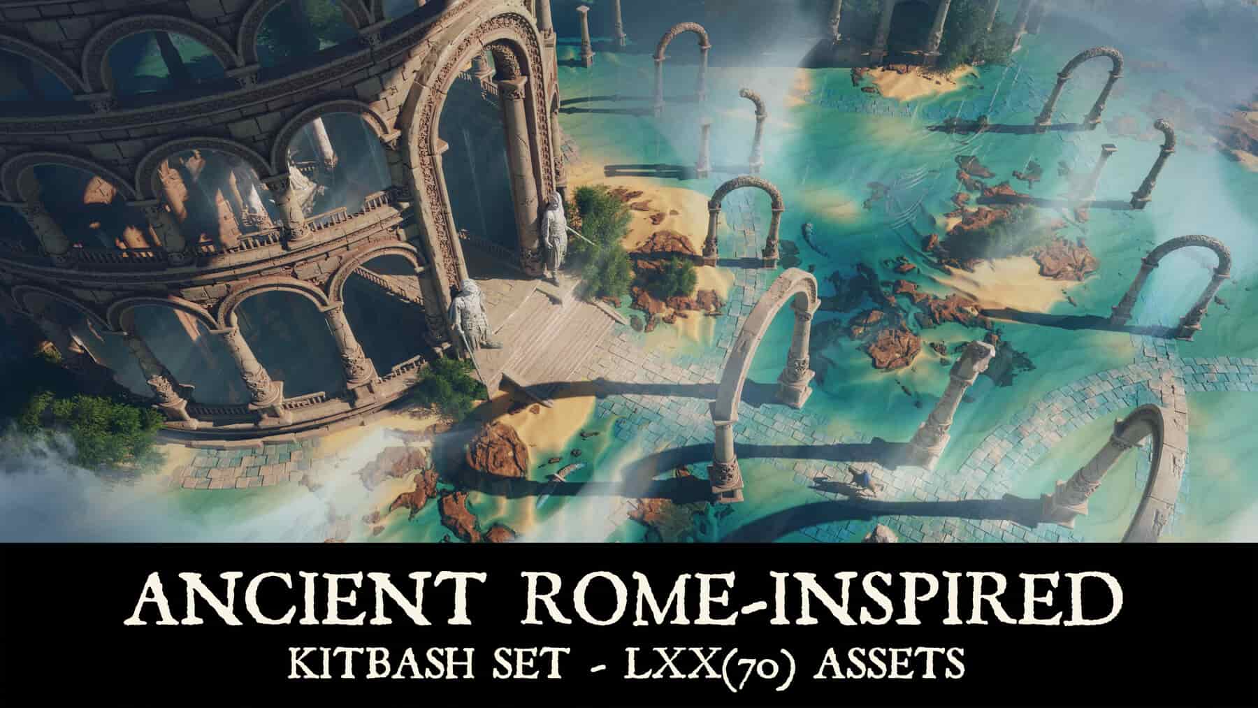 帝国回响古罗马风格套件 – Echoes of Empire Ancient Rome-Inspired Kitbash Set