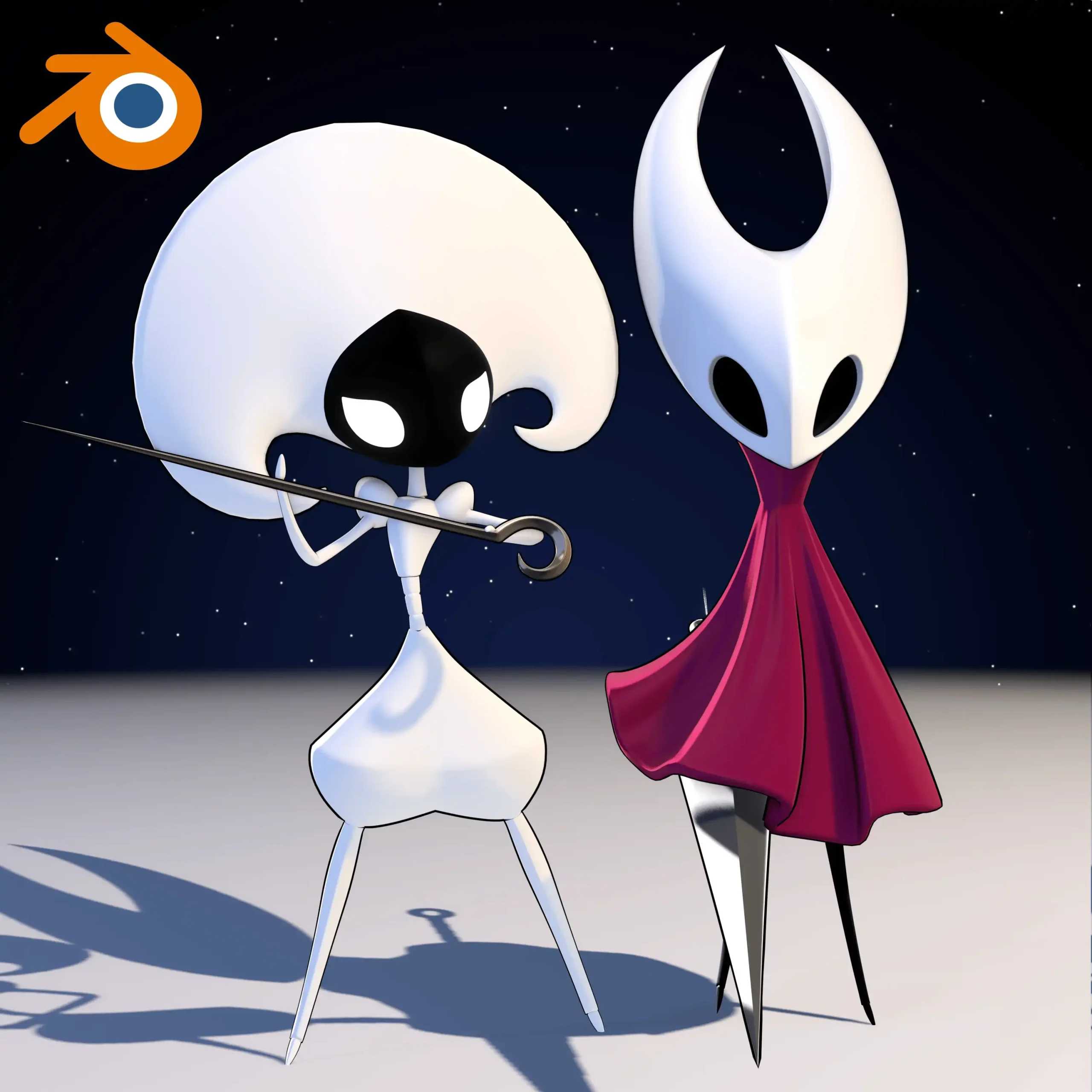 霍妮特与蕾丝 – Blender 完整绑定模型 – Hornet & Lace – Fully Rigged Models for Blender