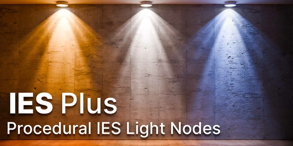 程序化IES光照节点 – IES Plus  Procedural Ies Light Nodes