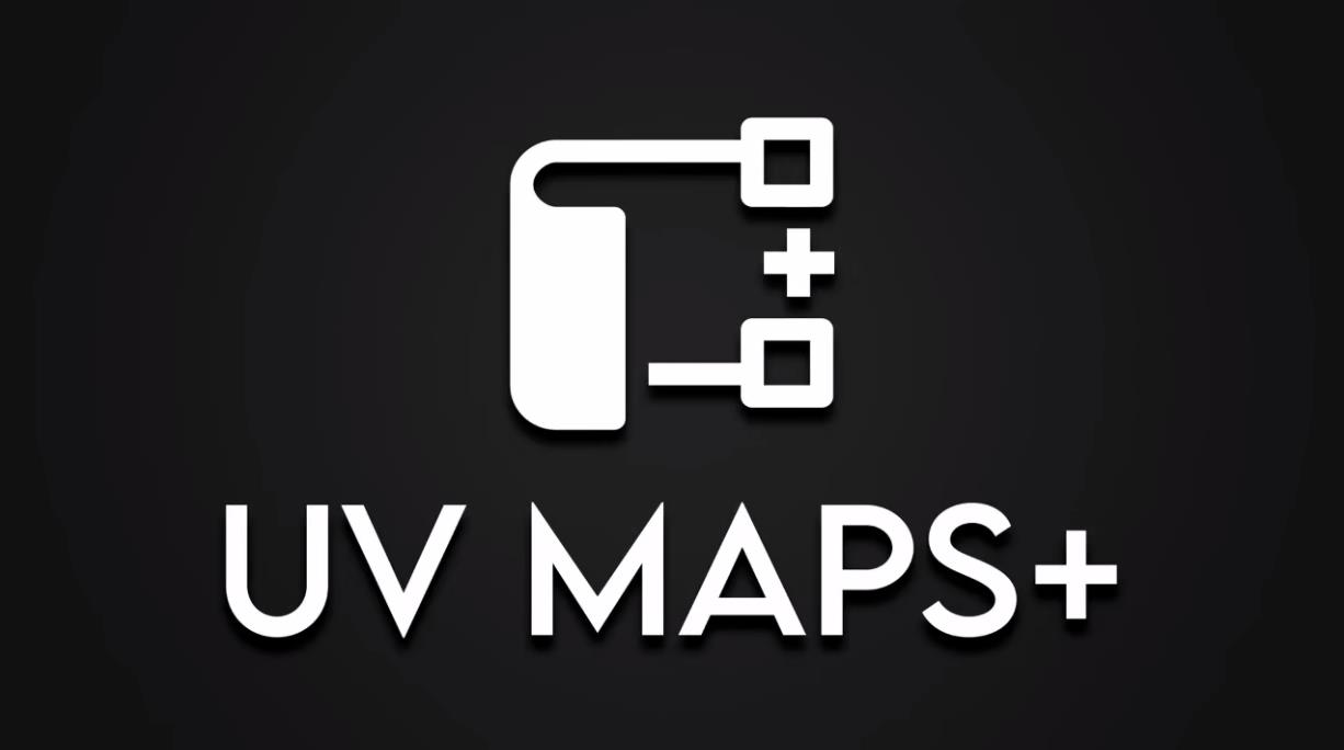 blenderUV贴图管理插件 – UV Maps+ v1.0.2