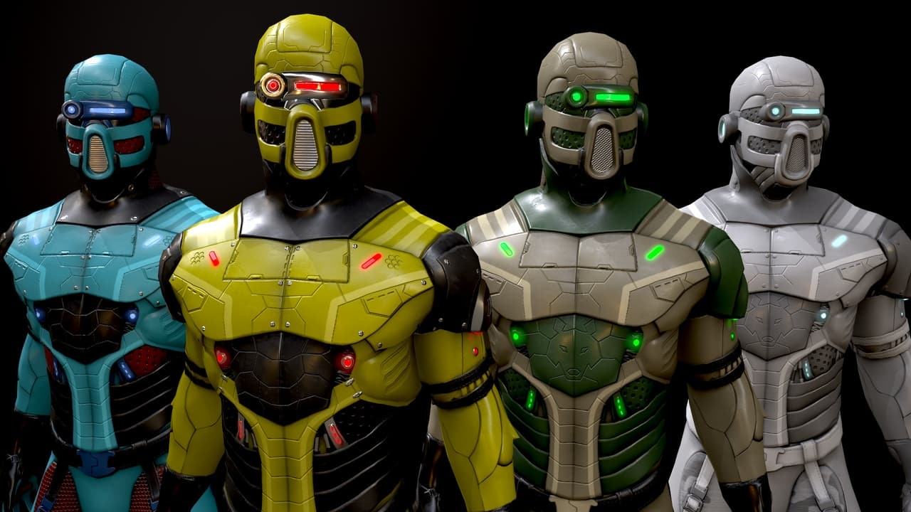 科幻角色1低多边形 – Sci-fi Character 1 low-poly