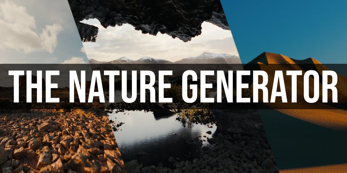 blender自然环境生成插件 – The Nature Generator v1.2