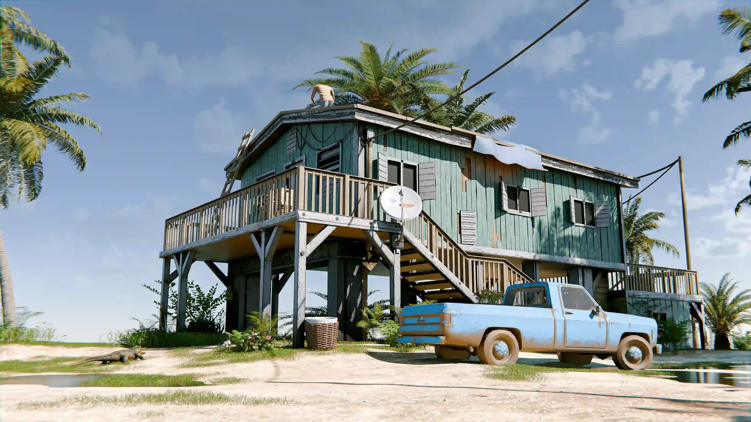 重制的《GTA 6》场景 – Recreated a GTA 6 Scene in Blender