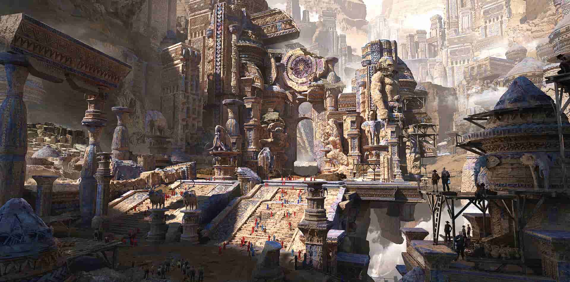 文瑾 – 宏伟寺庙遗迹 – Wen Jin – Magnificent Temple Ruins