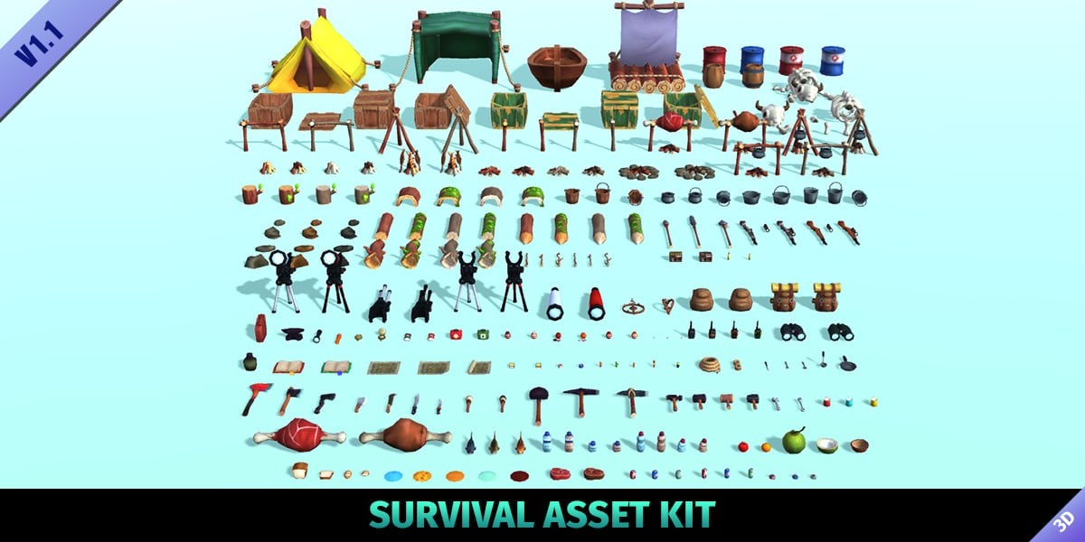 生存资源工具包 – Survival Asset Kit