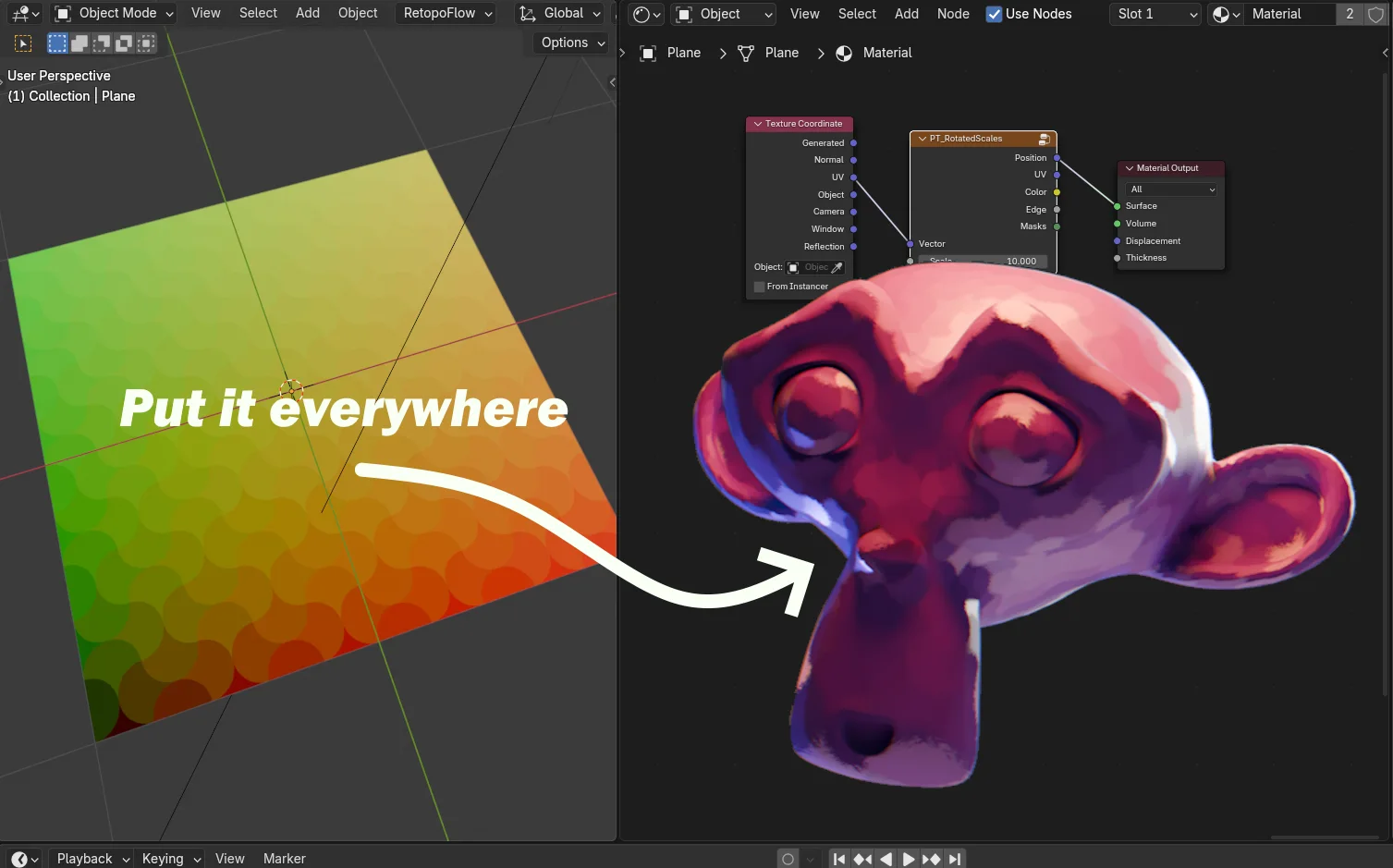 Blender 程序化瓷砖材质插件 – Procedural Tiles v0.0.3