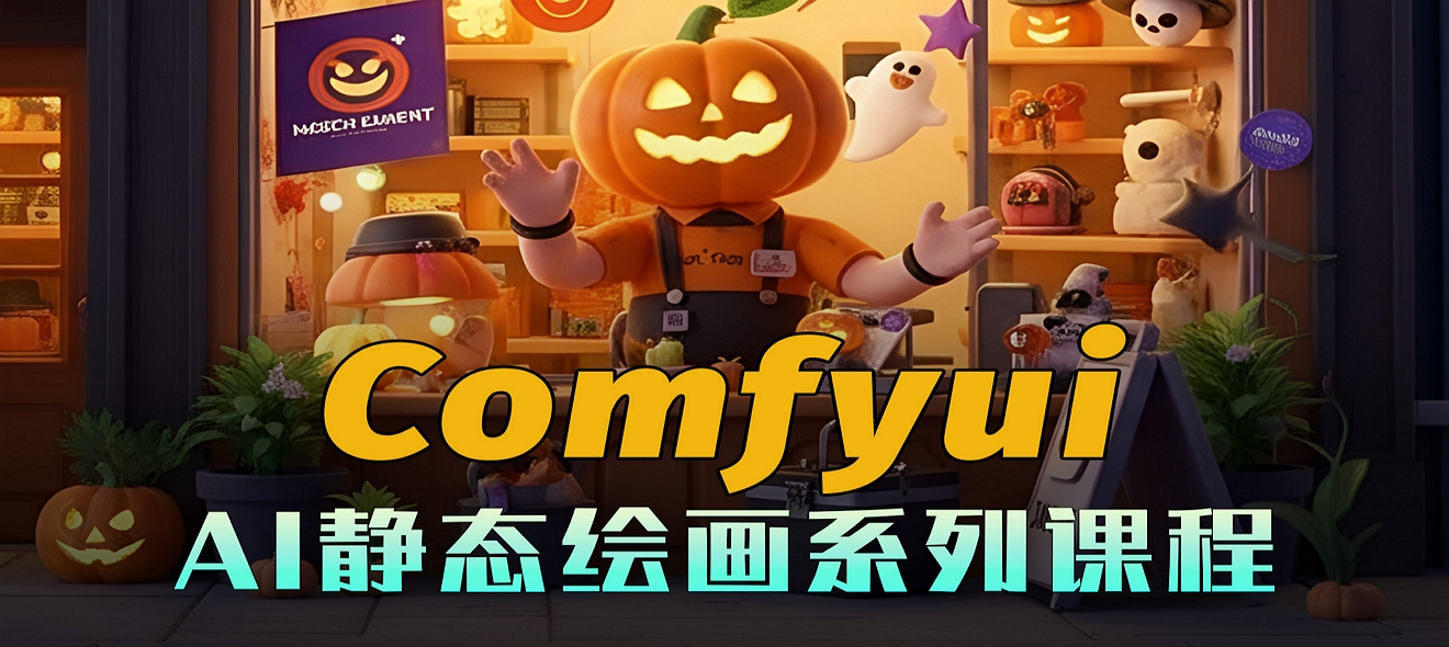 电商comfyui系统教程Kontext工作流AI绘画零基础入门到精通视频教程