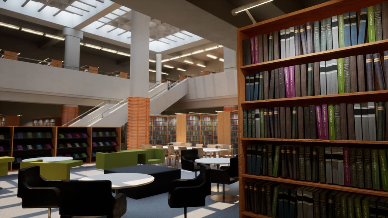 现代图书馆场景与资产 – Modern Library – Scene & Assets