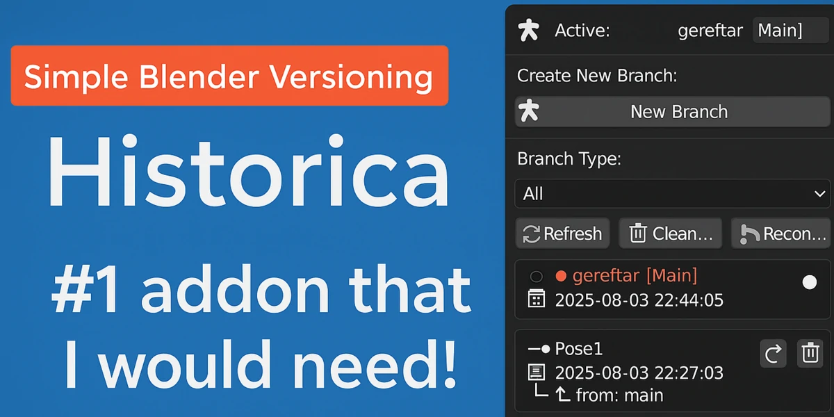 blender版本控制插件 – Historica v3.0.0