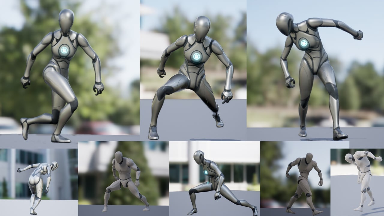 循环行走动画 – Loop Walk Animations