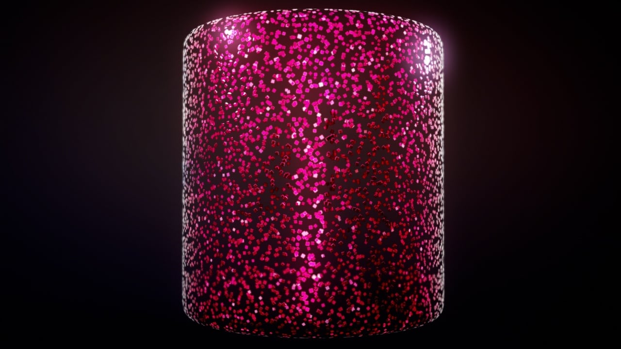 粉色矩形闪粉材质 – Pink Rectangle Glitter Substance PBR Material and Textures