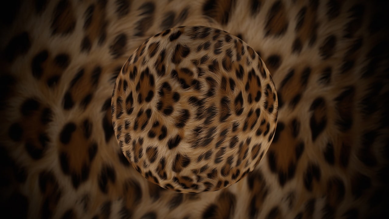 豹纹皮毛材质包1 – Leopard Fur Material Pack 1