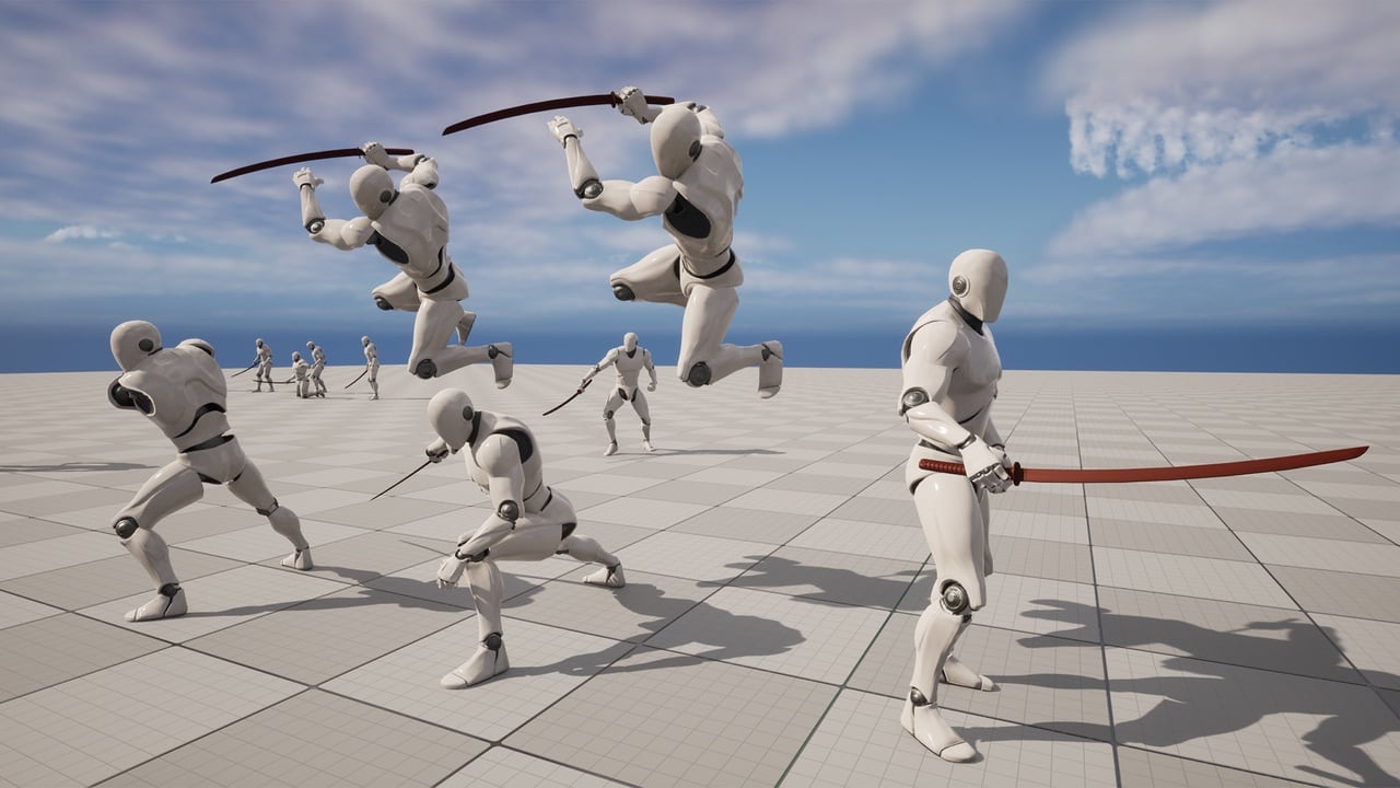 帅气武士刀动画 – Handsome Katana Sword Animations