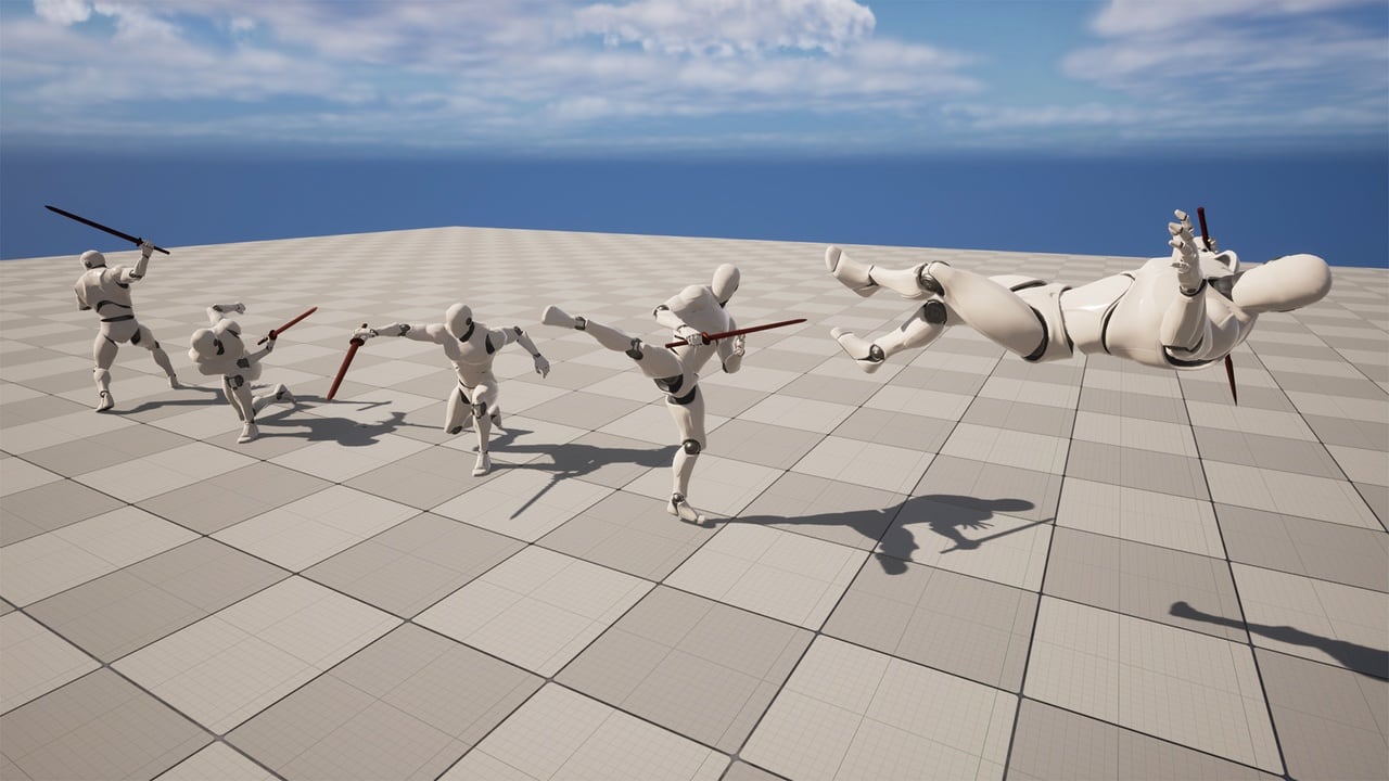 强力剑术战斗动画 – Powerful Sword Combat Animations