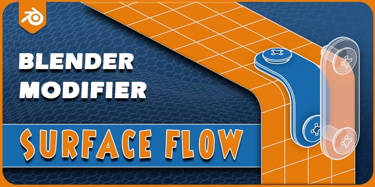 blender表面网格包裹修改器插件 – SurfaceFlow v1.0