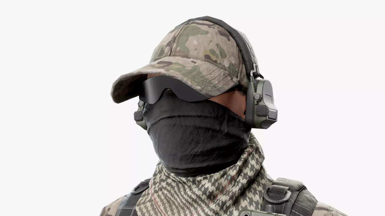 美国现代突击士兵低多边形3D模型 – US Modern Assault Soldier low-poly 3d model