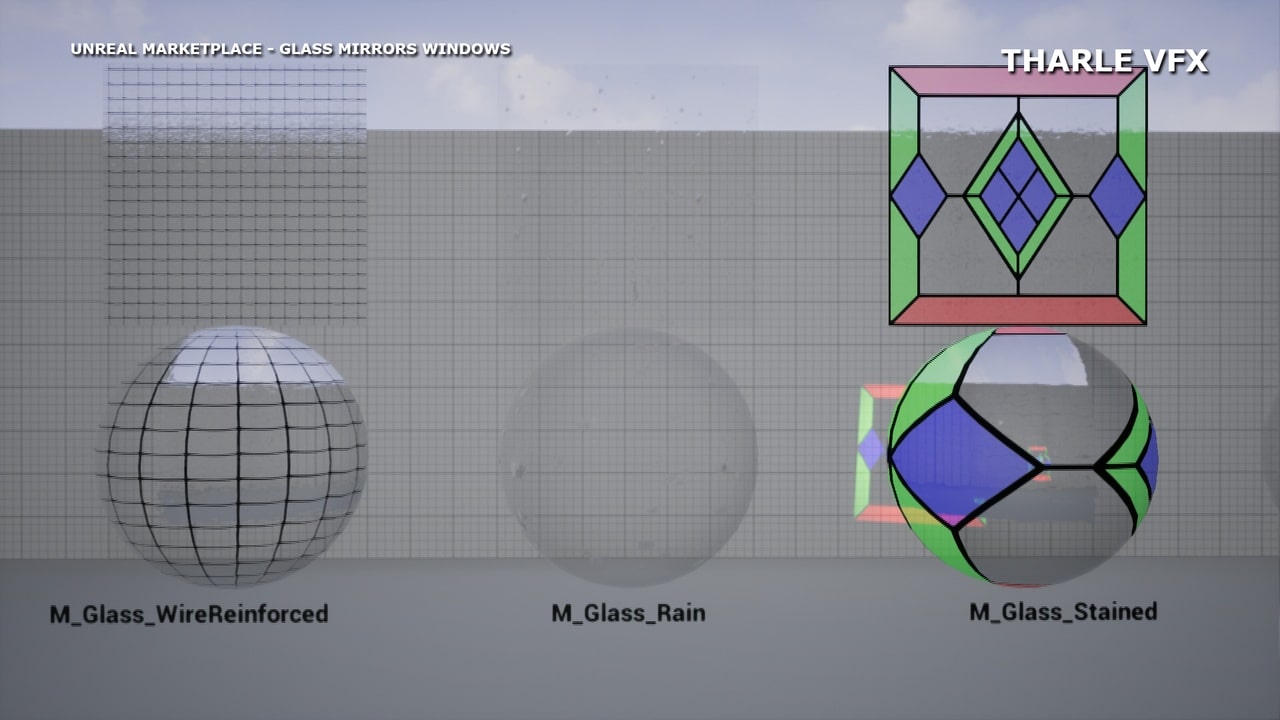 玻璃镜子窗户材质集 – Glass Mirrors Windows