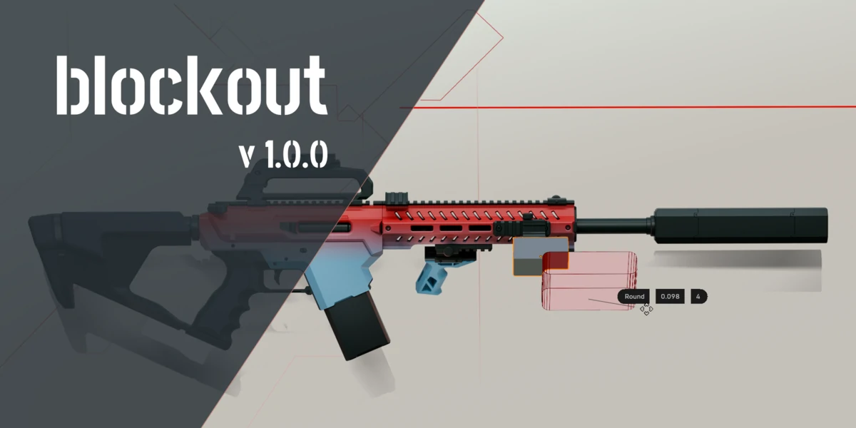 blender快速原型建模插件 – Blockout v1.3.0